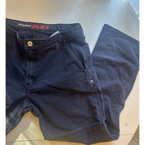 Dickies Black Flex Fit Cargo Pants 36X30 Work Pants - Picture 7 of 15